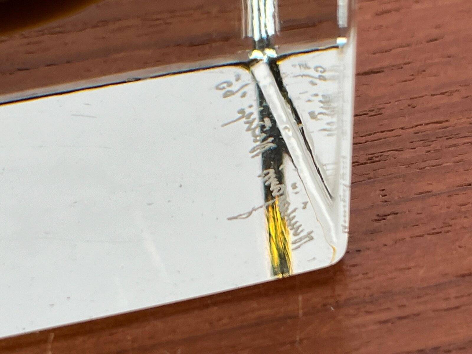 Minimalist Sommerso glass vase model Kf 296 from the mid-century by Kaj Franck for Nuutajärvi Notsjö, Finland, 1965.