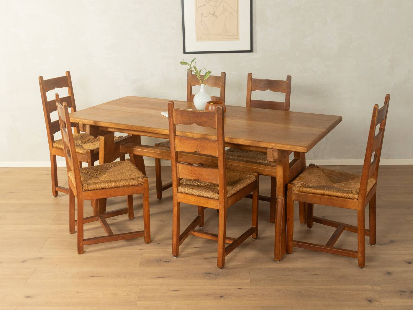 Brutalist Farmhouse Dining Table