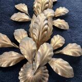 Applique lamp hans kogl gold metal