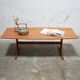 Table basse scandinave vintage en teck