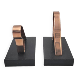 Pair of Gold Starry Bookends