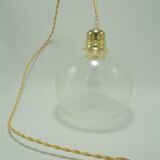 Bubble glass pendant light
