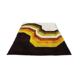 Vintage carpet 1970, polyacrylic wool, Desso, Holland, Pop