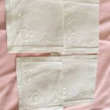 Embroidered tea towels