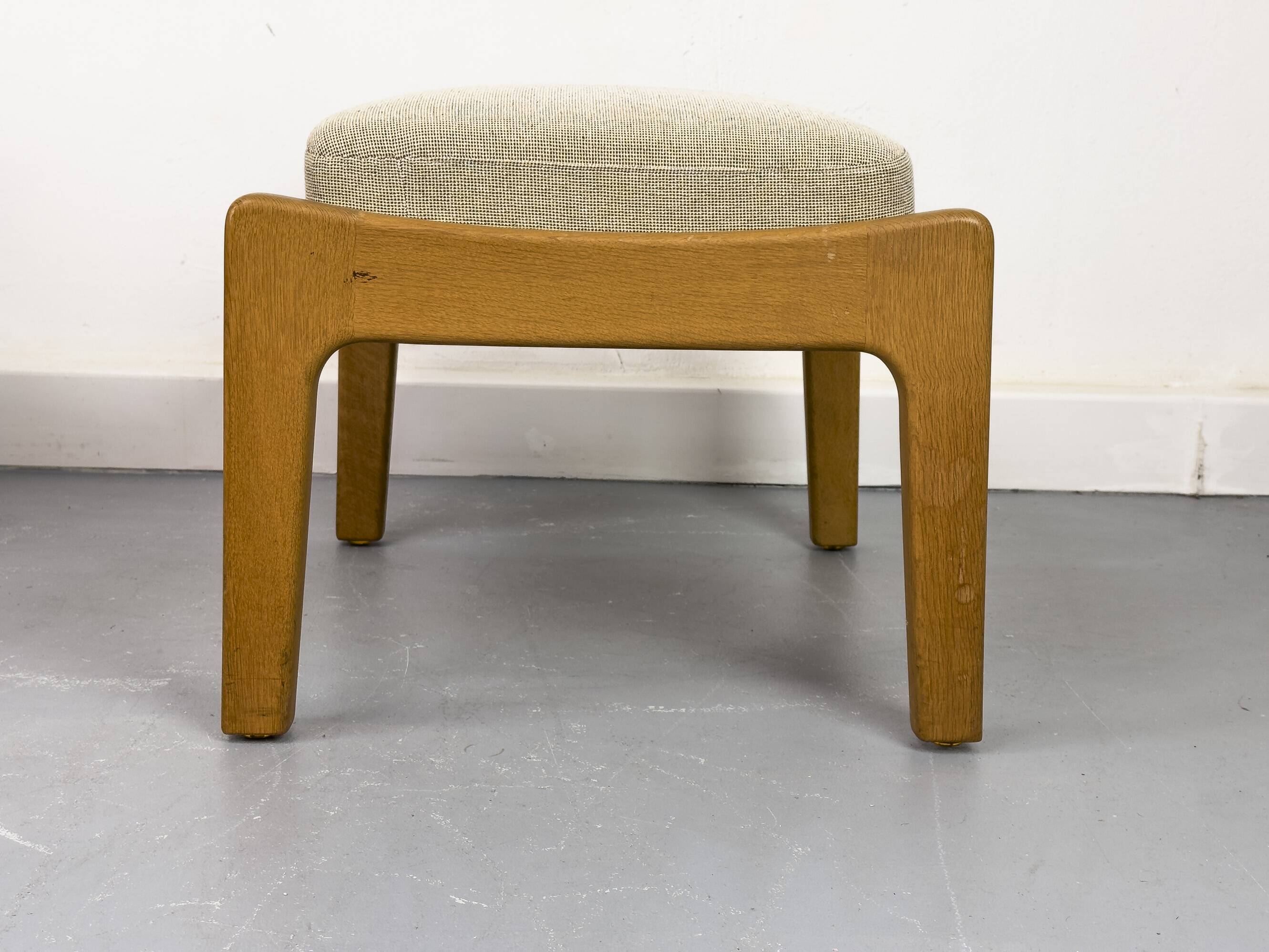 Danish Oak Lounge Chair and Ottoman by Juul Kristensen