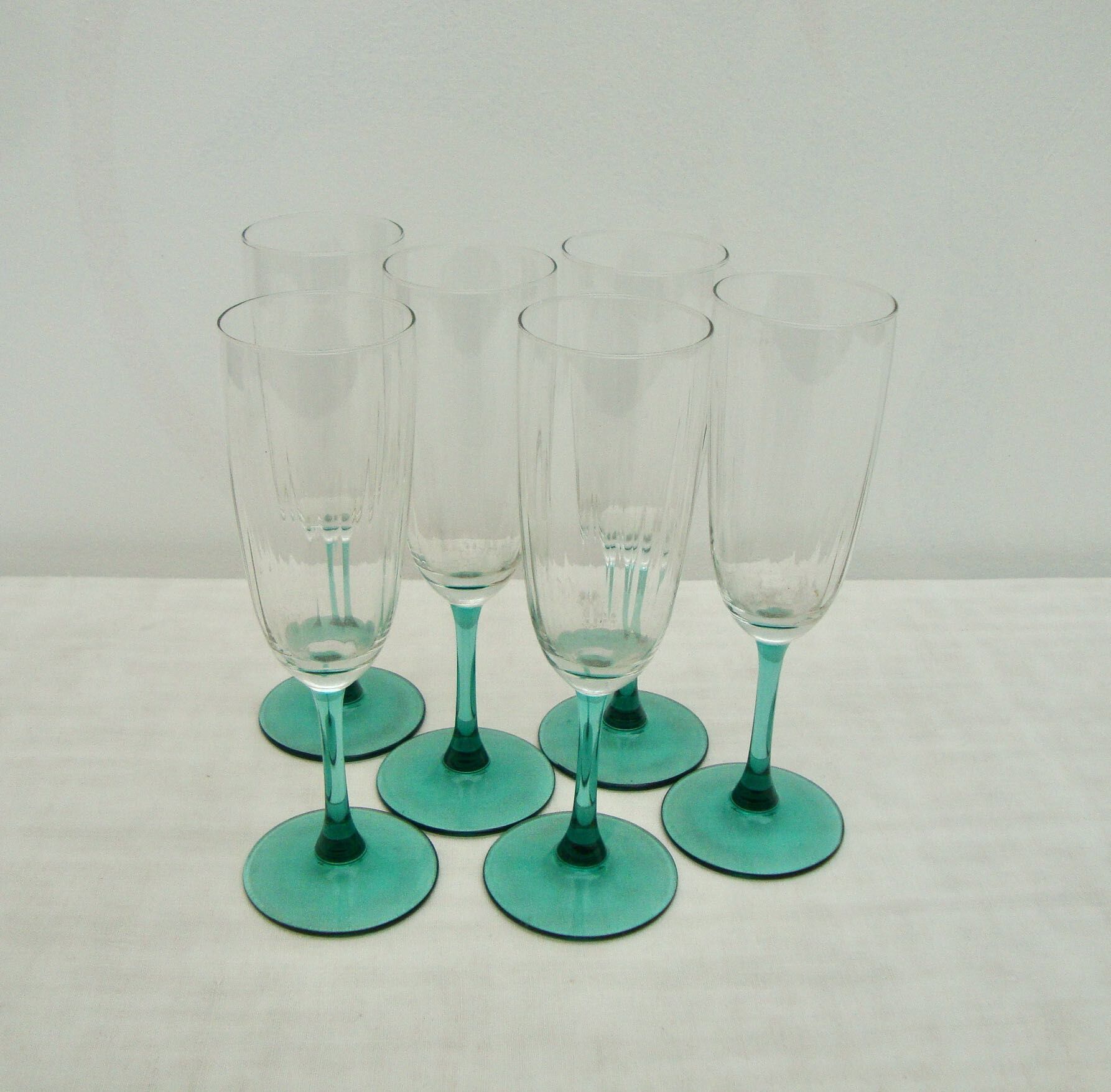 Set de 6 verres flûtes à champagne