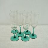 Set de 6 verres flûtes à champagne