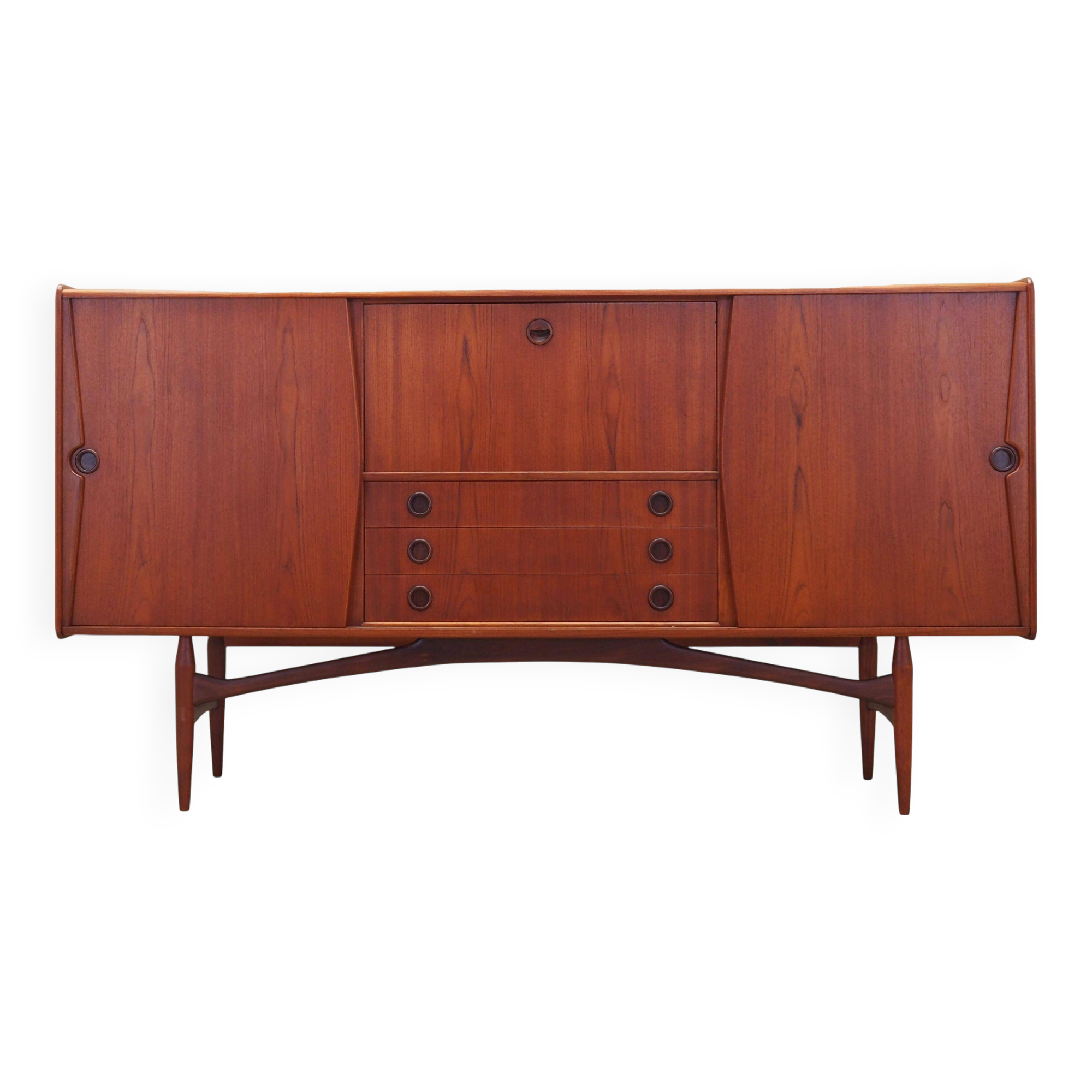 High teak sideboard, Danish design, 1970s, production: Denmark