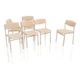 Set of 6 chairs by Gijs van der Sluis 60's