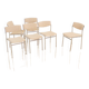 Ensemble de 6 chaises par Gijs van der Sluis 60's