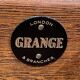 Bureau anglais des années 70 en chêne blond