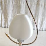 Table lamp from the Arlus house in brass and opaline - 1950s/60s