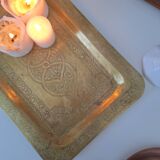 Vintage brass tray