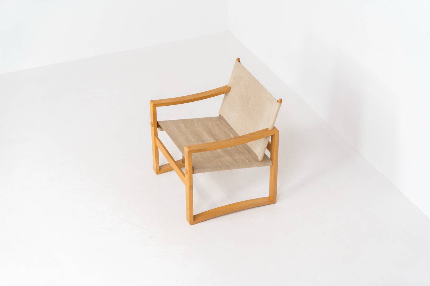 Chaise Safari de Børge Jensen pour Bernstorffsminde Møbelfabrik (Danemark, 197