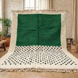 Handmade pure wool rug with colourful patterns 1.5/2.5 m