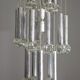 Pendant chandelier by Gaetano Sciolari, 70s