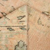 3x10 Peach Orange Vintage Runner Rug 83x296Cm SK 24799