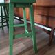High stool bar green wood