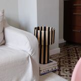 Raffia pendant light, raffia hanging lampshade