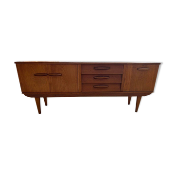 Buffet vintage en teck doré de Jentique, années 1960