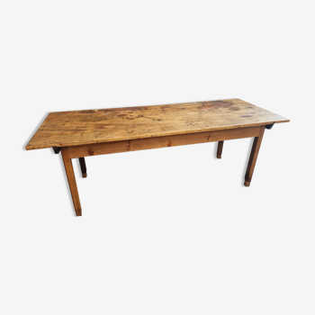 Old bakery table pine dining table 80 x 220 cm