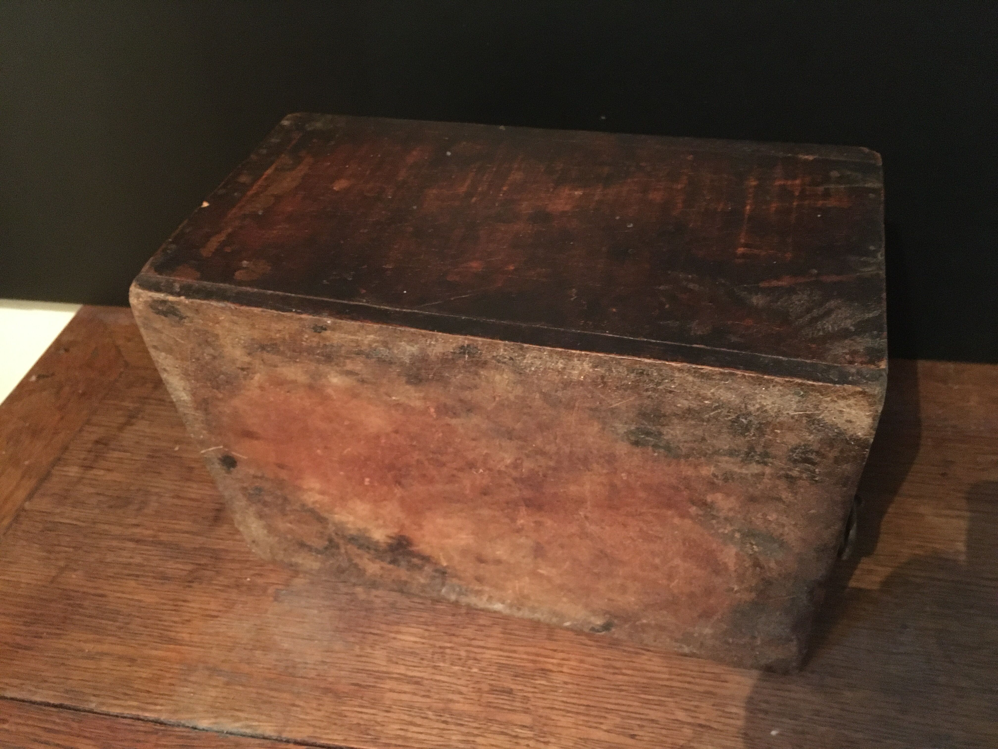 Indian teak spice box