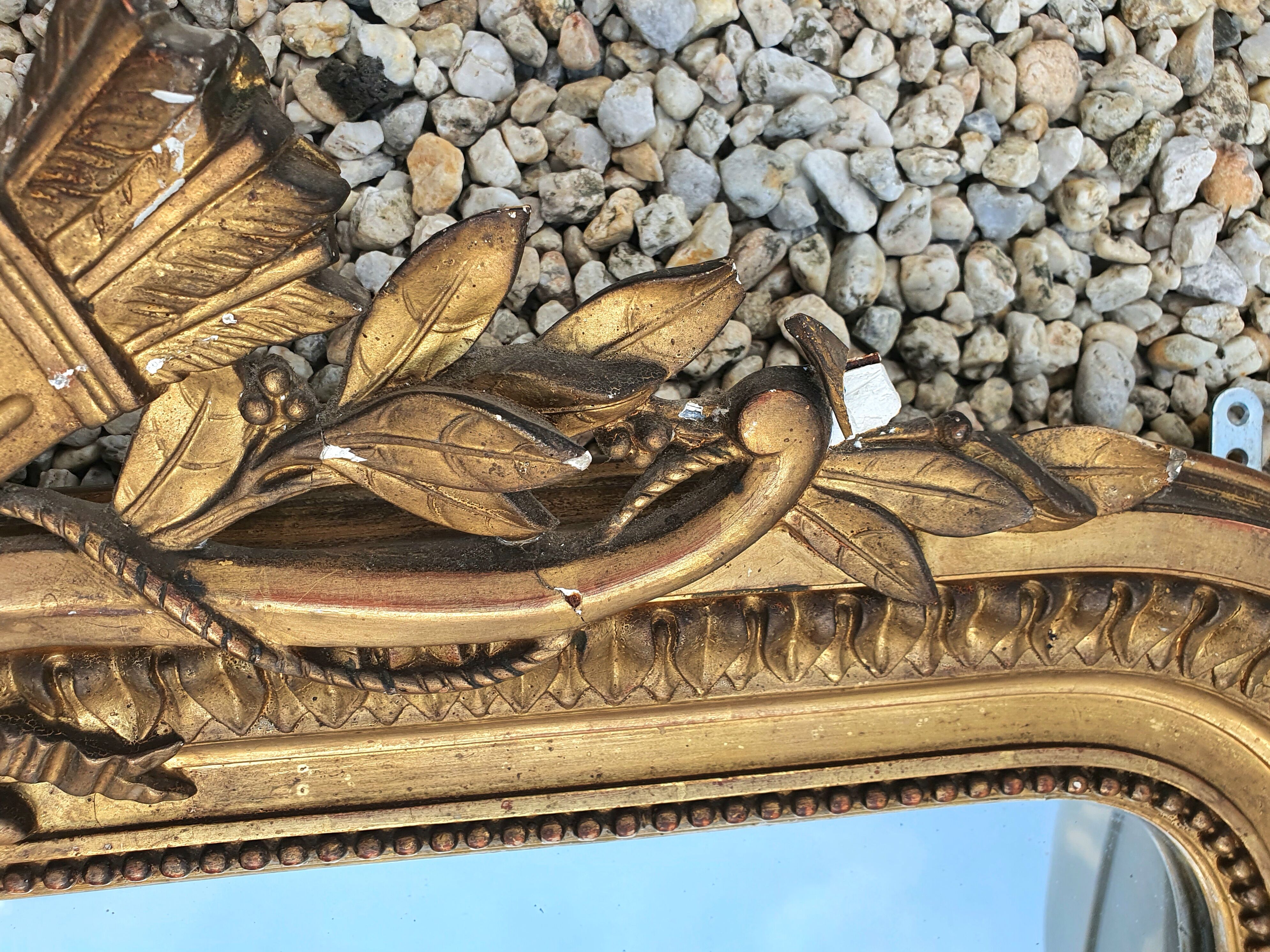 Golden mirror, 19th century