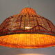 Suspension rotin vintage