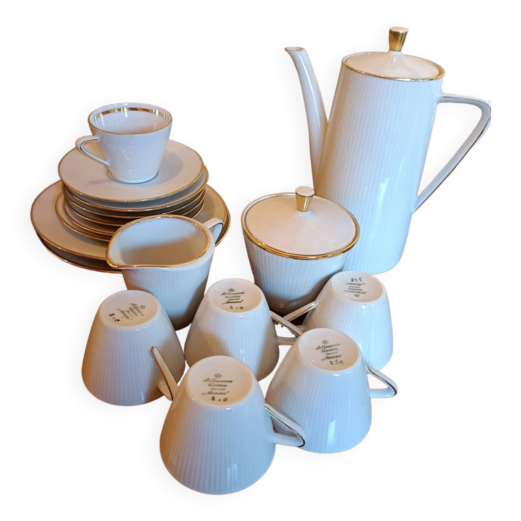 Service à café porcelaine Weiden Bavaria