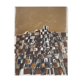 Maria helena vieira da silva: town in portugal - original lithograph