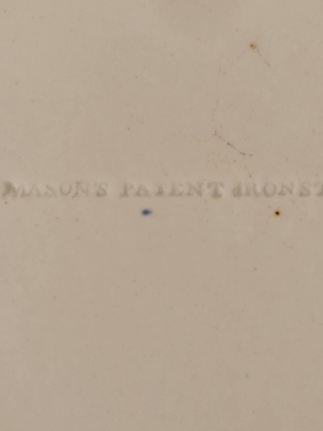 Mason's Ironstone plate, early 19th century