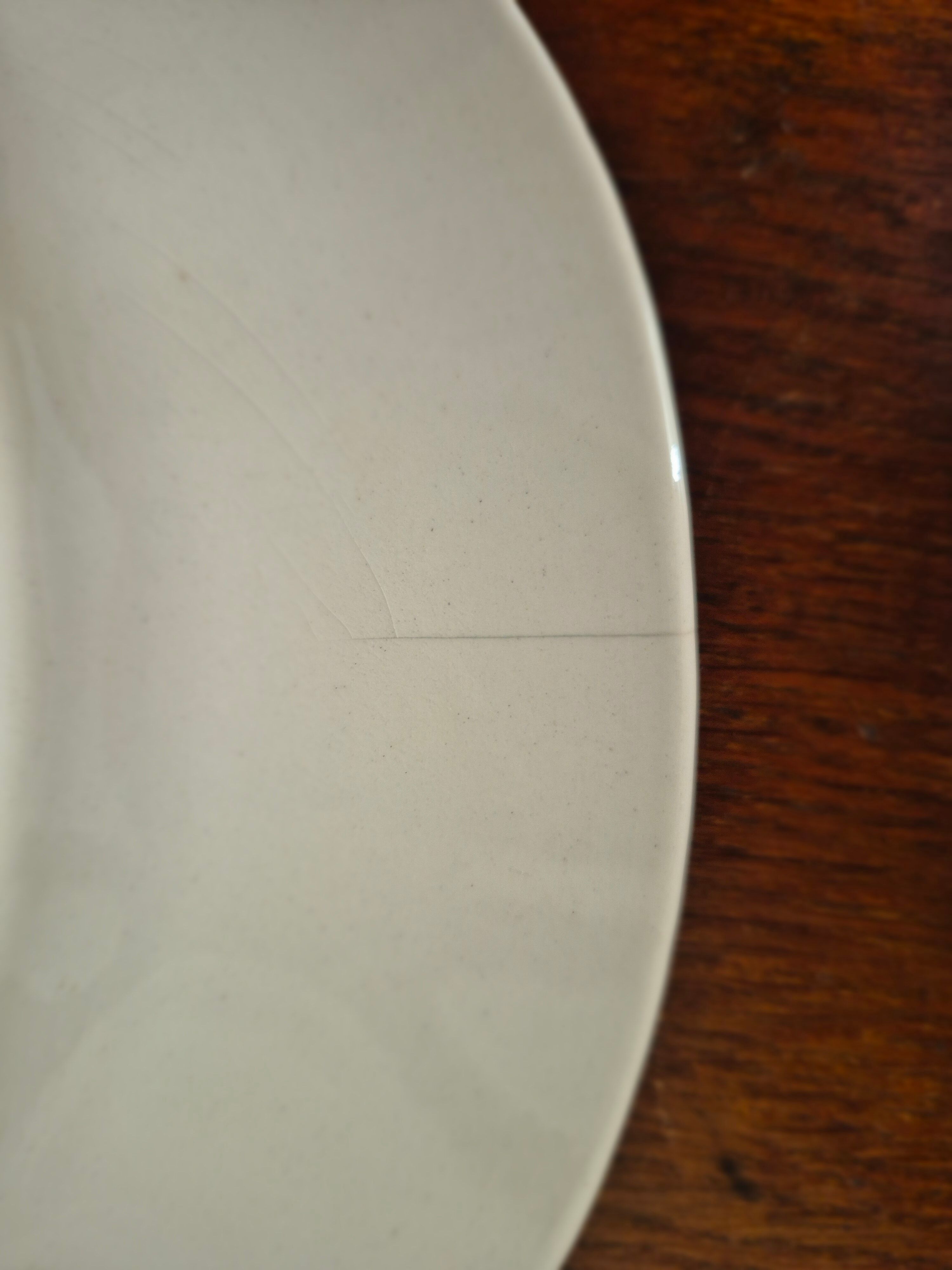 3 vintage fish plates Longwy Copenhagen