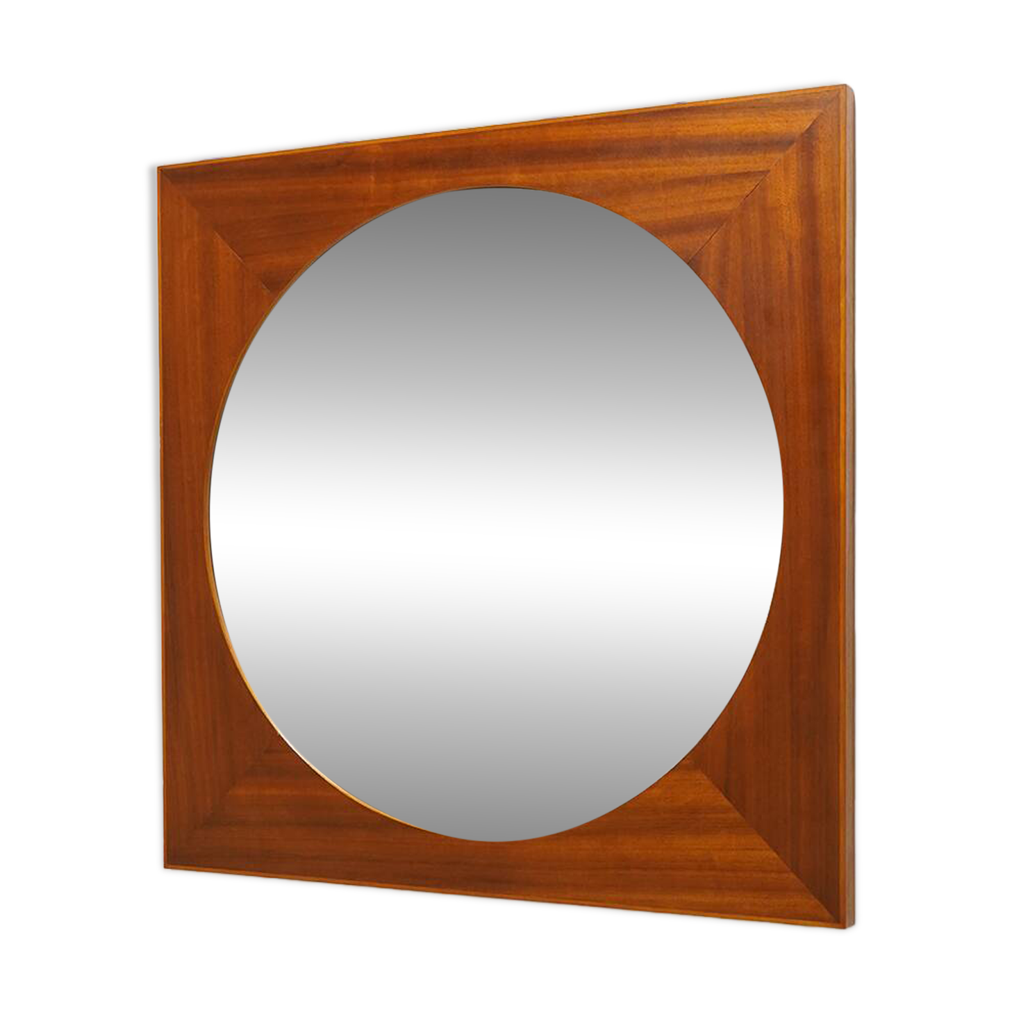 Teak wall mirror, 1960s