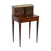 Antique Bureau Bonheur Du Jour circa 1870 in hardwood and marble.