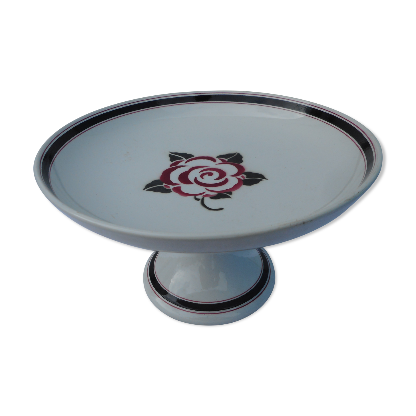 Compotier in Sarreguemines earthenware