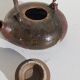 Signed vintage sandstone teapot