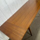 Table à manger vintage en teck extensible – années 60