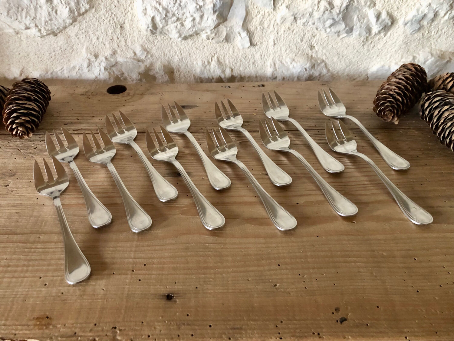 Guy Degrenne oyster forks