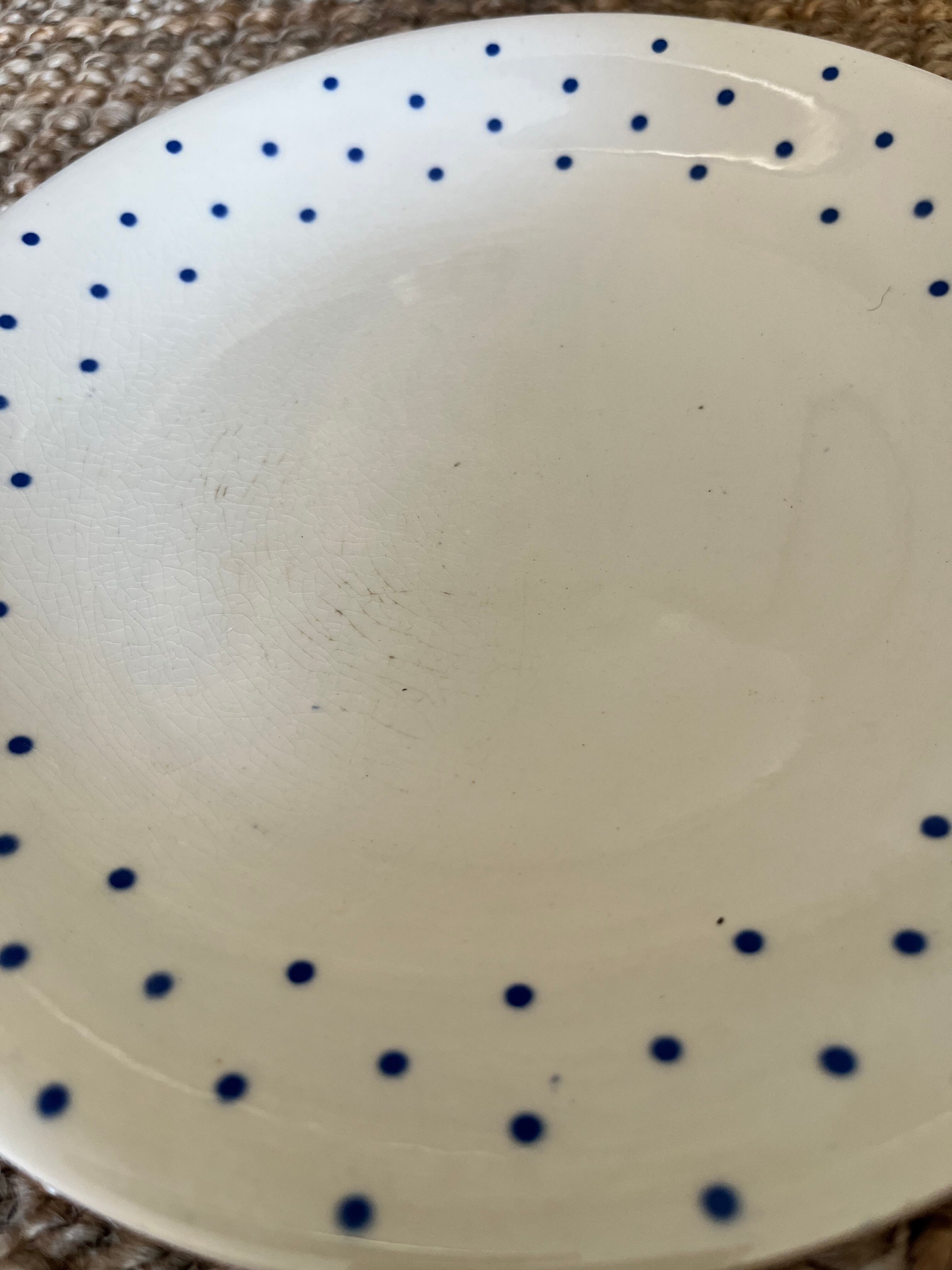 6 assiettes plates boch
