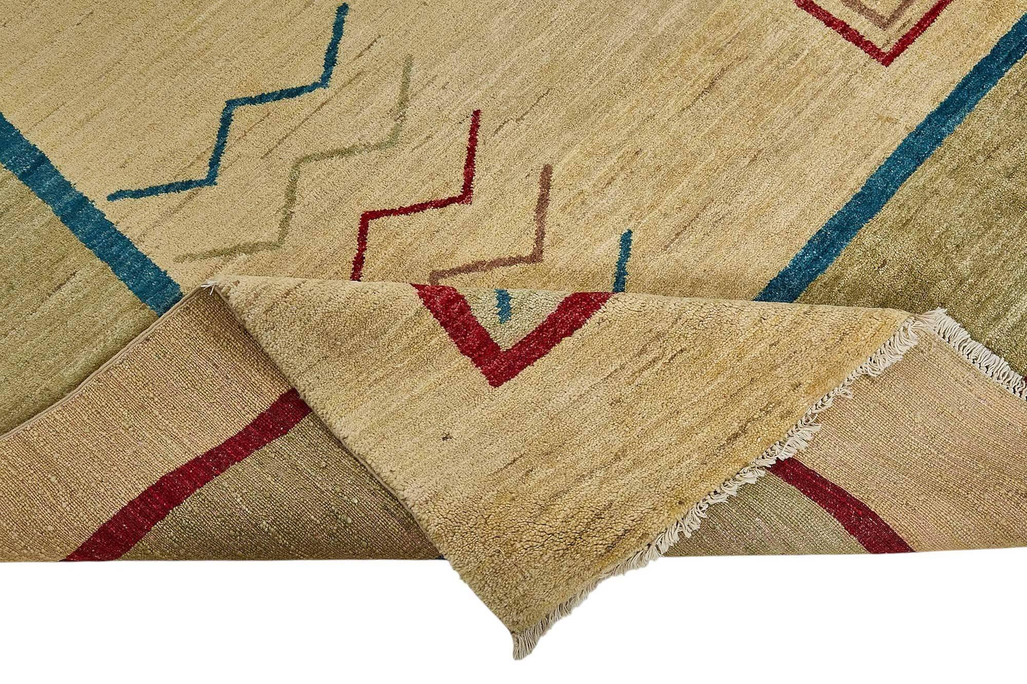 Turkish Handknotted Wool Oushak Rug 210 cm x 298 cm