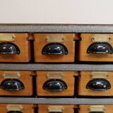 Vintage filing cabinet with 45 drawers