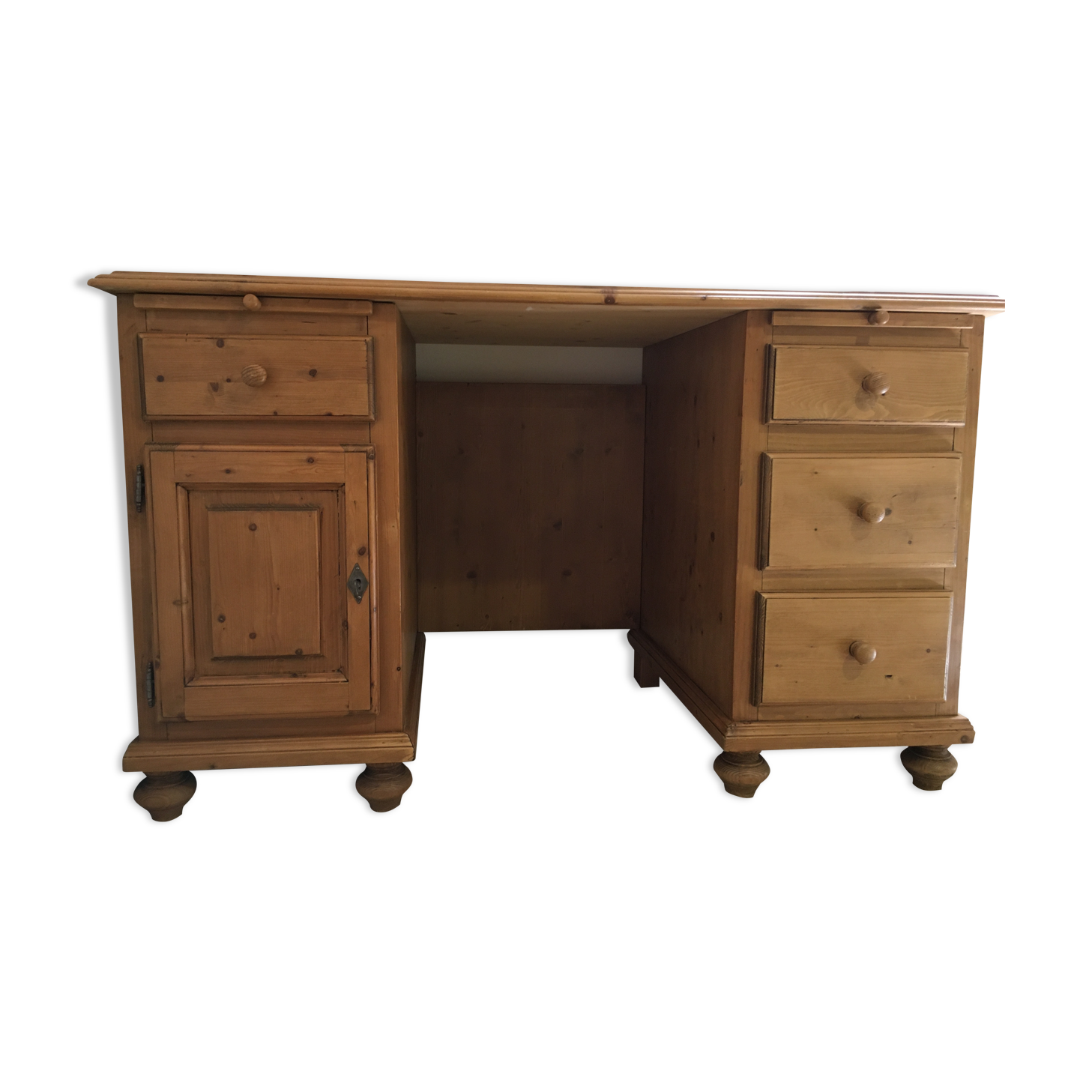 Solid English pine desk