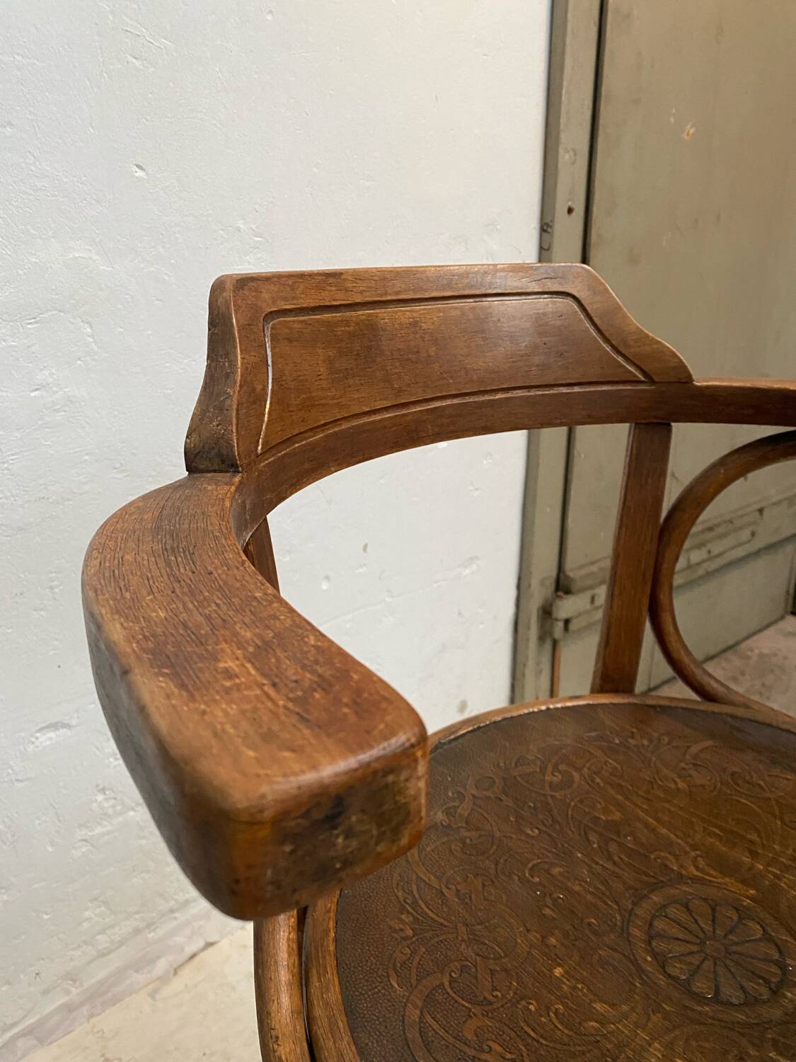 Thonet antique desk chair
