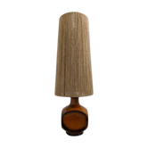 Vintage ceramic lamp and jute rope