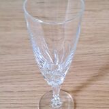 5 verres à pied en cristal