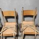 Lot de 6 chaises d'écolier