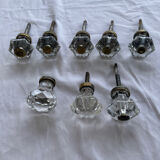 Old glass and brass handle