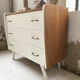 Commode vintage blanche