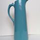 Vase céramique émaillé bleu