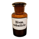 Flacon apothicaire ambré Bism.subnitric.
